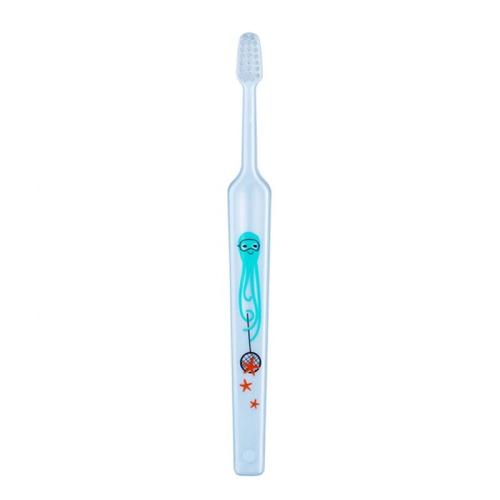 TePe Mini Extra Soft Παιδική Οδοντόβουρτσα για τα Πρώτα Δοντάκια από 0 Έως 3 Ετών 1 Τεμάχιο - Σιέλ